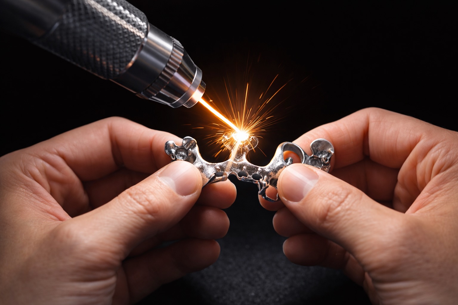 Laser-Technik im Zahnlabor De Fazio